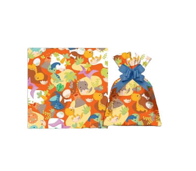 SAQUINHO PARA PRESENTE - 20X29 - DINO - 50 UNIDADES #1199-262 - GALA PAIS & FILHOS