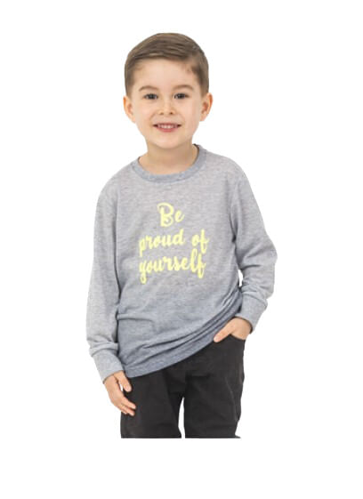 CAMISETA MANGA LONGA - INFANTIL - MASCULINO - TAMANHO 1 AO 3 # 10485 - SBA