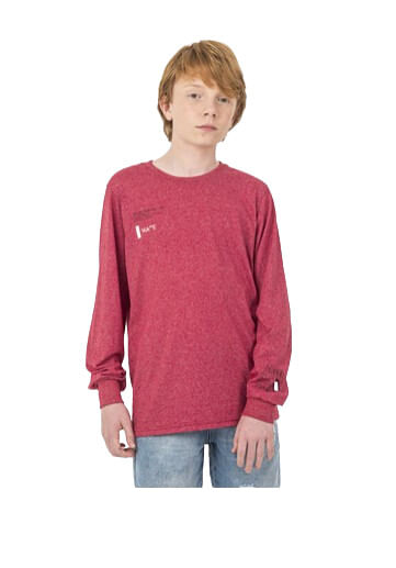 CAMISETA MANGA LONGA - JUVENIL- MASCULINO - TAMANHO 10 AO 16 # 11271 - SBA