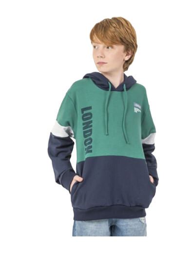 BLUSÃO JUVENIL - MASCULINO - TAMANHO 10 AO 16 # 15041 - SBA