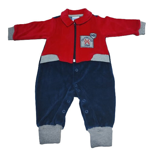 MACACÃO LONGO PLUSH - TAMANHO RN AO M # 05751 - MAGLIAN