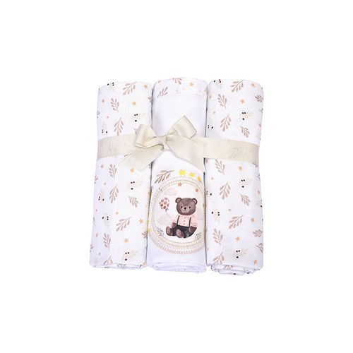 KIT CUEIRO ROLINHO - 3 UNIDADES 80X80CM - MUITO MIMO # 5270 - MINASREY