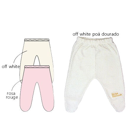 KIT CALÇA SUEDINE  - 3 UNIDADES - TAMANHO RN AO G # 8762K - BICHO MOLHADO