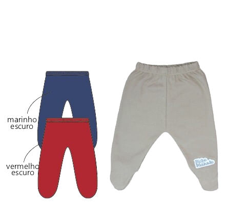 KIT CALÇA SUEDINE - 3 UNIDADES - TAMANHO RN AO G # 8766K - BICHO MOLHADO