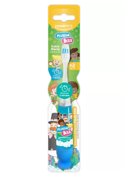 ESCOVA DE DENTES INFANTIL - MUNDO BITA # 2717 - POWERDENT