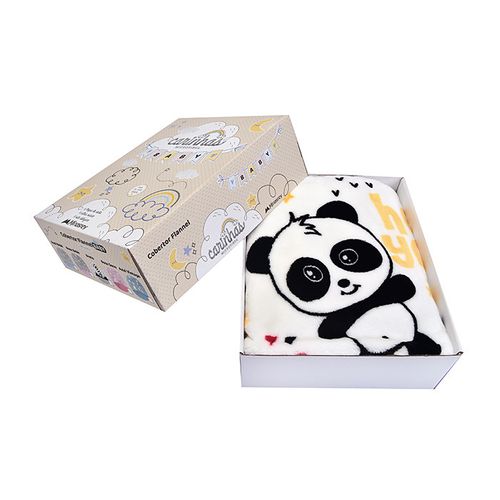 COBERTOR FLANEL BABY PREMIUM - CARINHAS # 5022 - MINASREY