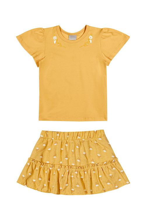 CONJUNTO INFANTIL - FEMININO - TAMANHO 4 AO 8 # 73158 - ELIAN
