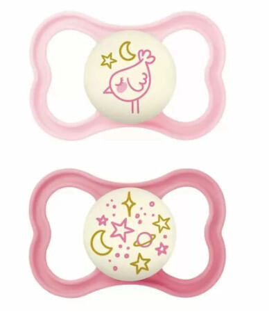 CHUPETA SUPREME NIGHT 6+ MESES - 2 UNIDADES #CH91322 - BEBE SAUDE (MAM)
