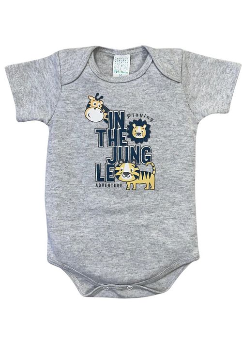 KIT BODY MANDA CURTA - MASCULINO - 3 UNIDADES -TAMANHO RN AO EG # 8529 - PETUTINHA