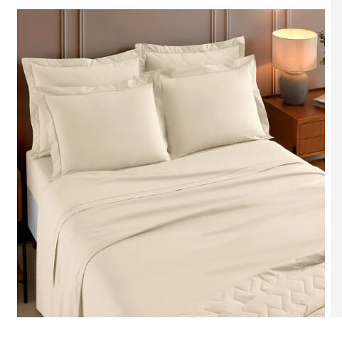 JOGO DE CAMA QUEEN - REFFINATA COLOR - 4 PEÇAS # 396 - BUETTINER