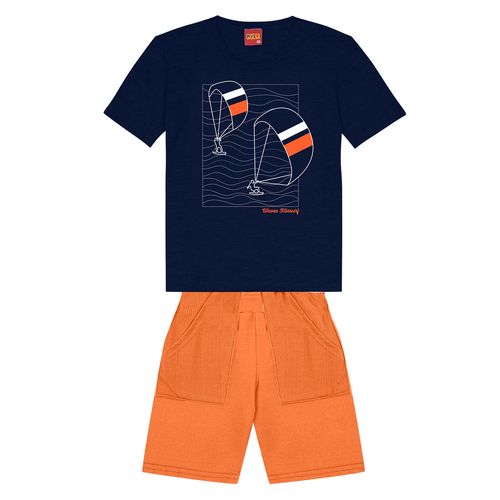 CONJUNTO INFANTIL- MASCULINO -  TAMANHO 2 AO 3 # 1000390 - KYLY