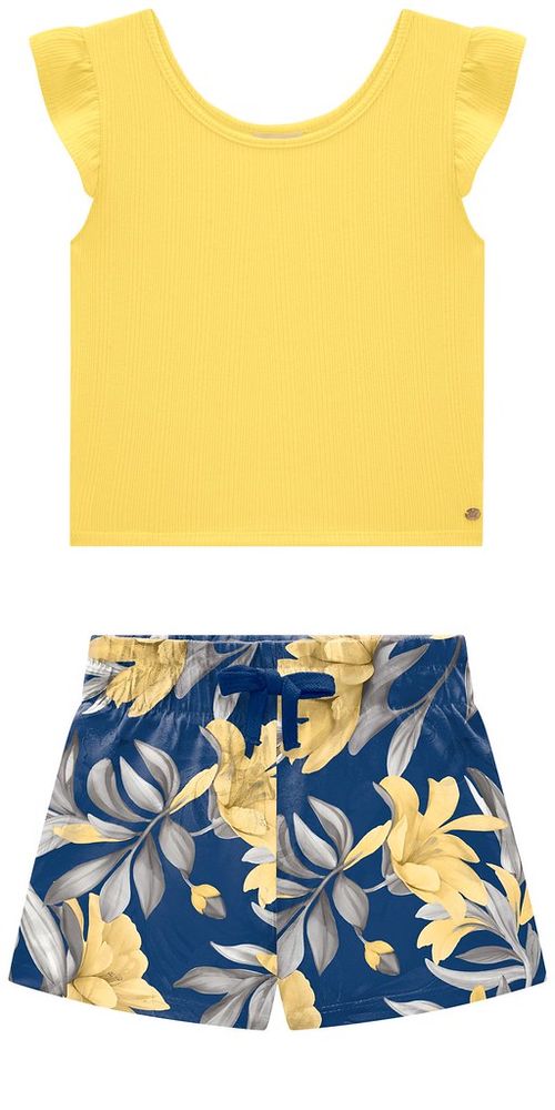CONJUNTO INFANTIL - FEMININO - TAMANHO 2 AO 3 #2000406 - MILON