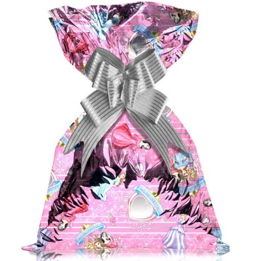 SAQUINHO PARA PRESENTE - 20X29 - PRINCESAS MAGICAS - 50 UNIDADES #1199-162 - GALA PAIS & FILHOS