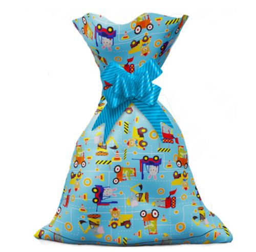 SAQUINHO PARA PRESENTE - 20X29 - BABY CONSTRUÇÃO - 50 UNIDADES # 1199-281 - GALA PAIS & FILHOS