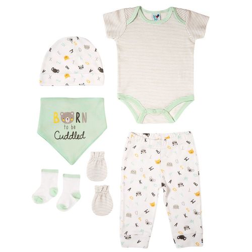 KIT BEBÊ 6 PEÇAS - TAMANHO RN AO M #11509287 - TIP TOP