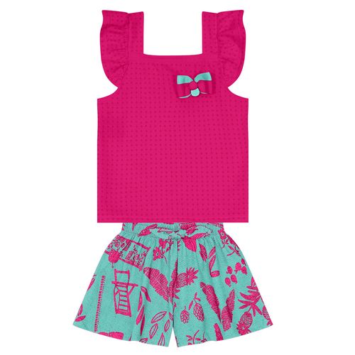 CONJUNTO INFANTIL - FEMININO - TAMANHO 4 AO 8  #1000239 -  KYLY