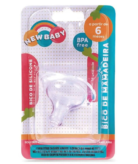 BICO DE SILICONE PARA MAMADEIRA # 110502 - NEW BABY