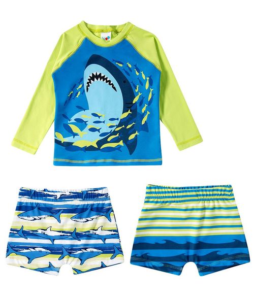 KIT CAMISETA E 2 SHORTS - TODDLER - TAMANHO 1 AO 3 # 2535140K - TIP TOP