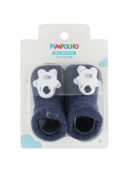 MEIA BICHINHOS - MASCULINO - TAMANHO RN # 0300453 - PIMPOLHO