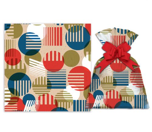 SAQUINHO PARA PRESENTE - 20X29 -  CIRCULOS - 50 UNIDADES # 1199-432 - GALA PAIS&FILHOS