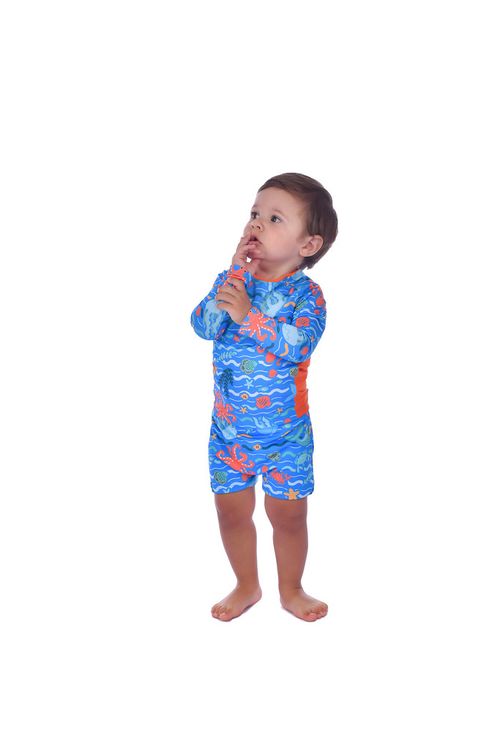 CONJUNTO CAMISETA E SUNGA BOXER - TAMANHO 1 AO 3 # 62097 - EVERLY