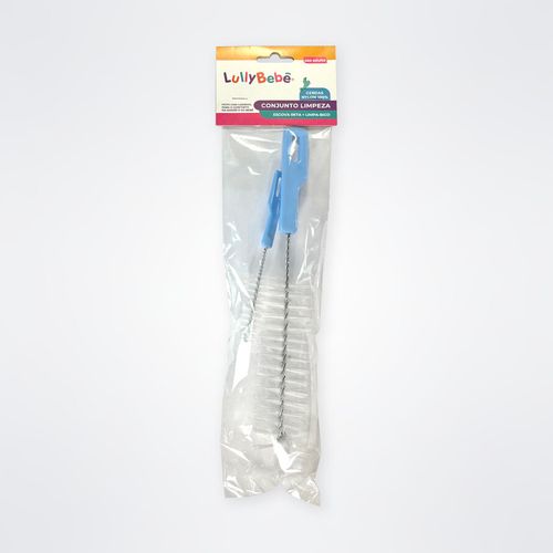 ESCOVA PARA LIMPEZA DE MAMADEIRAS -2 PEÇAS # 2721 - LULLY BEBÊ