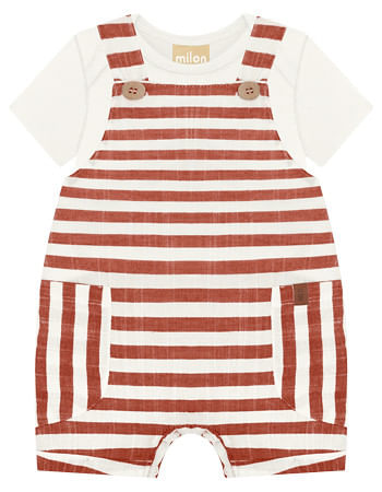 JARDINEIRA INFANTIL - MASCULINO - TAMANHO 6 A 24 MESES #2000339 - MILON