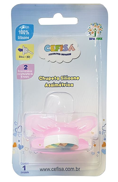 CHUPETA BICO REDONDO DE SILICONE  #021 - CEFISA