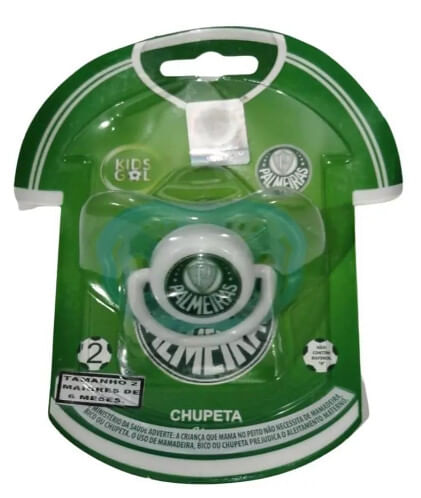 CHUPETA CLEAN PALMEIRAS - TAMANHO 2 # 0118 - KIDS GOL