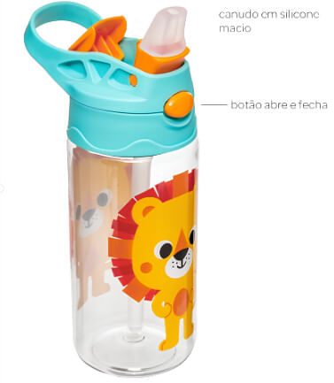 GARRAFINHA TRITAN ZOO LEÃO 450ML # 18834 - BUBA