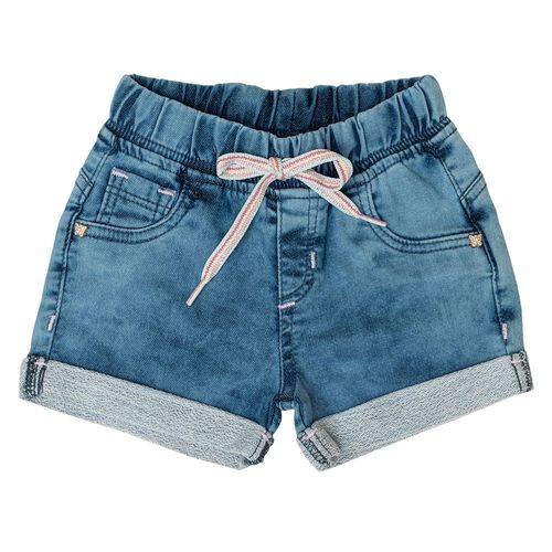 SHORTS JEANS -  FEMININO - TAMANHO P AO G  # 1301045 - CLUBE DO DOCE