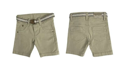 BERMUDA SARJA - MASCULINO - TAMANHO P AO G # 004221 - ARTICOLARE