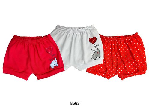 KIT TAPA FRALDA - FEMININO - 3 UNIDADES - TAMANHO P AO EG # 8563 - PETUTINHA