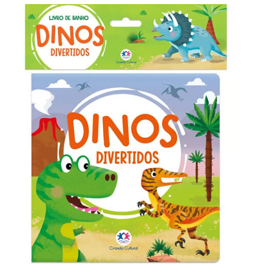 LIVRO PARA BANHO - DINOS DIVERTIDOS # 05474 - CIRANDA CULTURAL