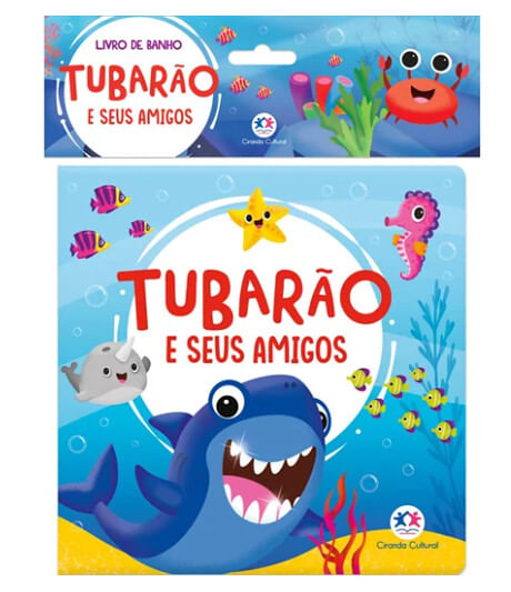 LIVRO PARA BANHO - TUBARÃO # 05443 - CIRANDA CULTURAL