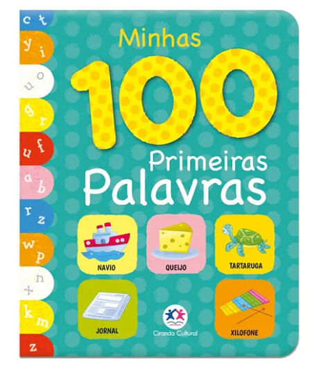 LIVRO MINHAS 100 PRIMEIRAS PALAVRAS # 60871 - CIRANDA CULTURAL