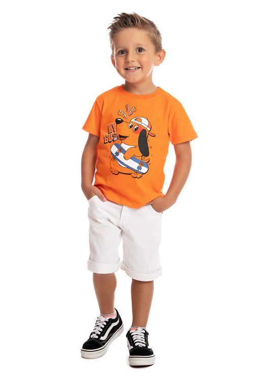 CAMISETA  MASCULINA 1 AO 3 #6822 - BY GUS