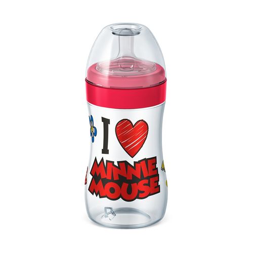MAMADEIRA SUPER DISNEY SILICONE MINNIE 300ML # 305431 - LILLO