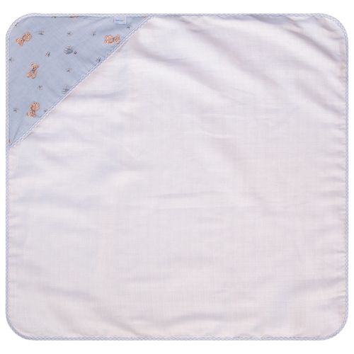 TOALHA FRALDA QUADRICULADA - COM CAPUZ DE CANTO #770236 - BABY JOY