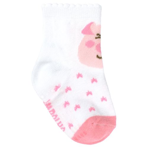 KIT MEIA COLORIDA - FEMININO - 6 PARES - TAMANHO 21 A 25 #0300163 - PIMPOLHO
