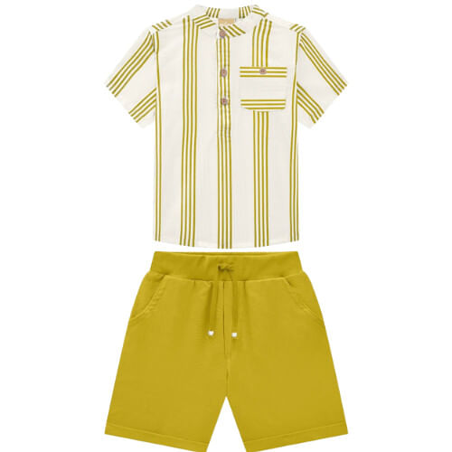 CONJUNTO - INFANTIL - MASCULINO - TAMANHO 2 AO 3 #2000194 -  MILON