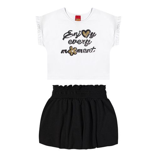 CONJUNTO - FEMININO - INFANTIL - TAMANHO 10 AO 16 #1000681 - KYLY