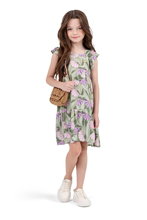 VESTIDO INFANTIL - FEMININO - TAMANHO  4 AO 8 # 75209 - ELIAN