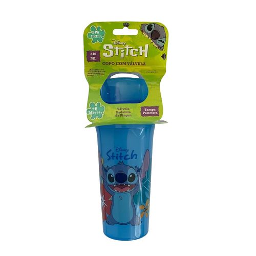 COPO COM TAMPA PREMIUM 340ML - STITCH # 03824 - DERMIWIL BABY GO