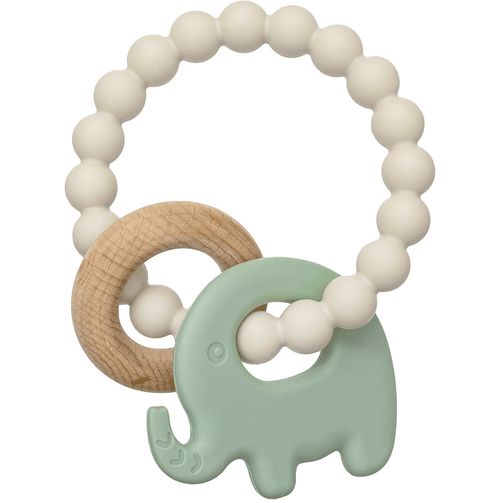 MORDEDOR EM SILICONE  E BAMBU - ELEFANTE # 18851 - BUBA