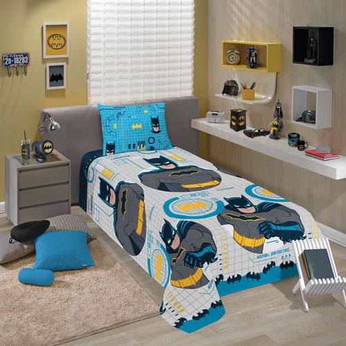 JOGO DE CAMA SOLTEIRO - BATMAN - 2 PEÇAS # 059608 - LEPPER