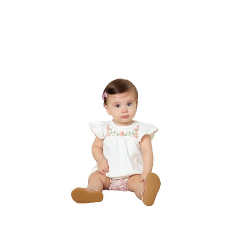 CONJUNTO  -  FEMININO - INFANTIL - TAMANHO 06 AO 24 MESES # 2000627 - MILON