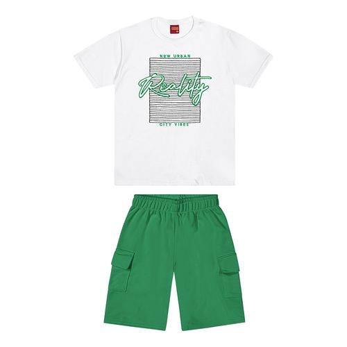 CONJUNTO - MASCULINO - INFANTIL - TAMANHO 4 AO 8 # 1000625 - KYLY