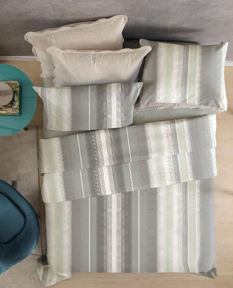 JOGO DE CAMA MICROTEC - QUEEN - 4 PEÇAS #0700363 - CORTEX