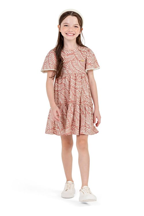 VESTIDO INFANTIL - FEMININO - TAMANHO  4 AO 8 # 75206 - COLORITTÁ